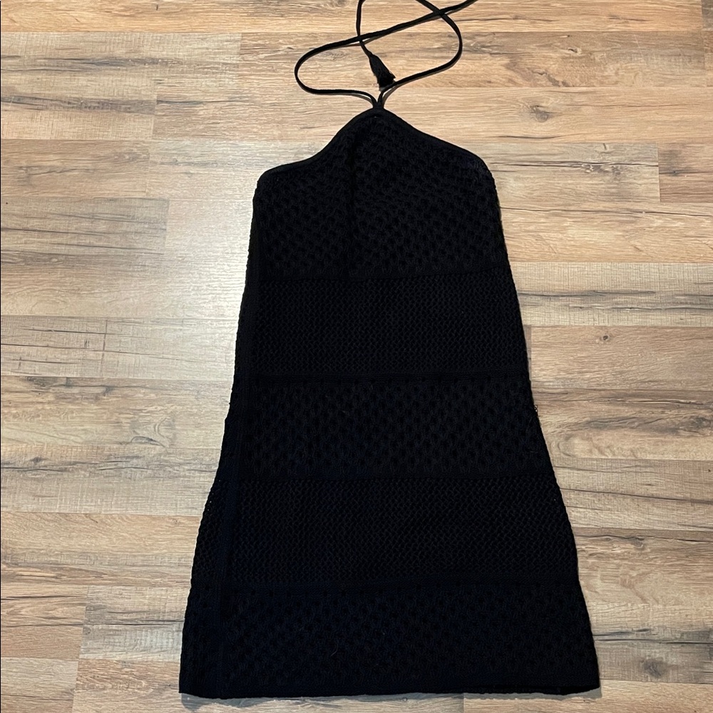 Old Navy Black Crochet Dress